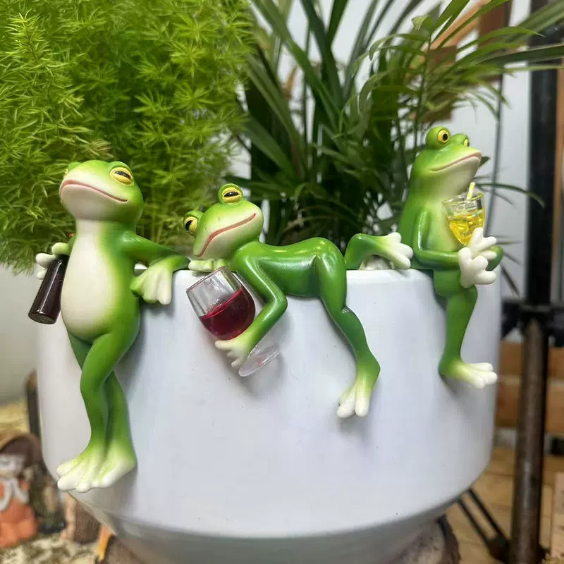 Plant Parents - Fioriera contemporanea a forma di rana