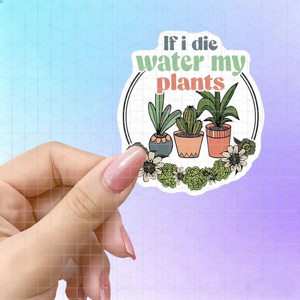 Parent Of Plant - Adesivo in vinile opaco con motivo