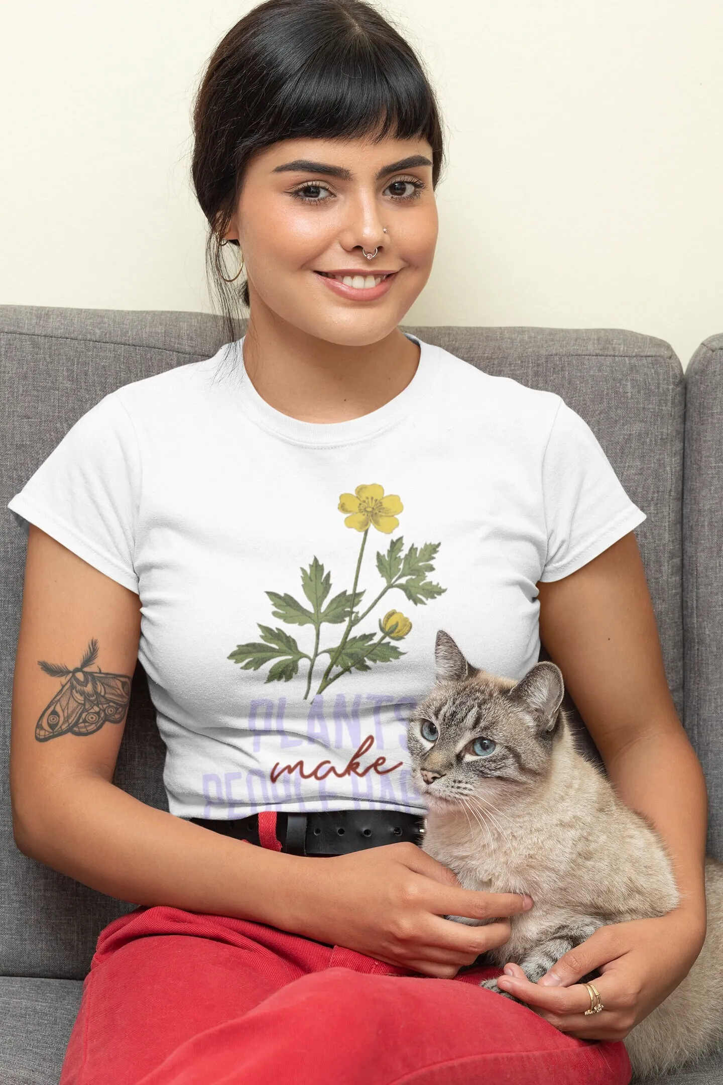 Plant Parent T Shirt - Le piante fanno le persone felici.
